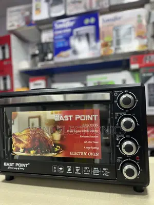 East Point Electric Oven With Double Hotplate & Rotisserie