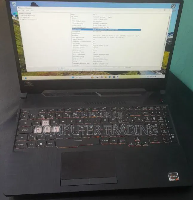 New Laptop Asus TUF Gaming A15 16GB AMD Ryzen 7 SSD 512GB