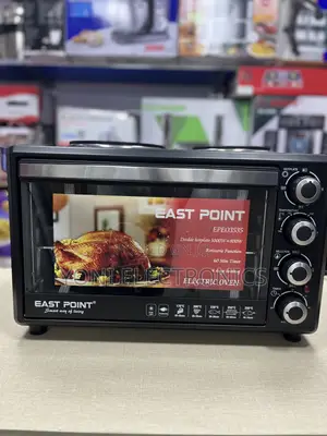 East Point Electric Oven With Double Hotplate & Rotisserie