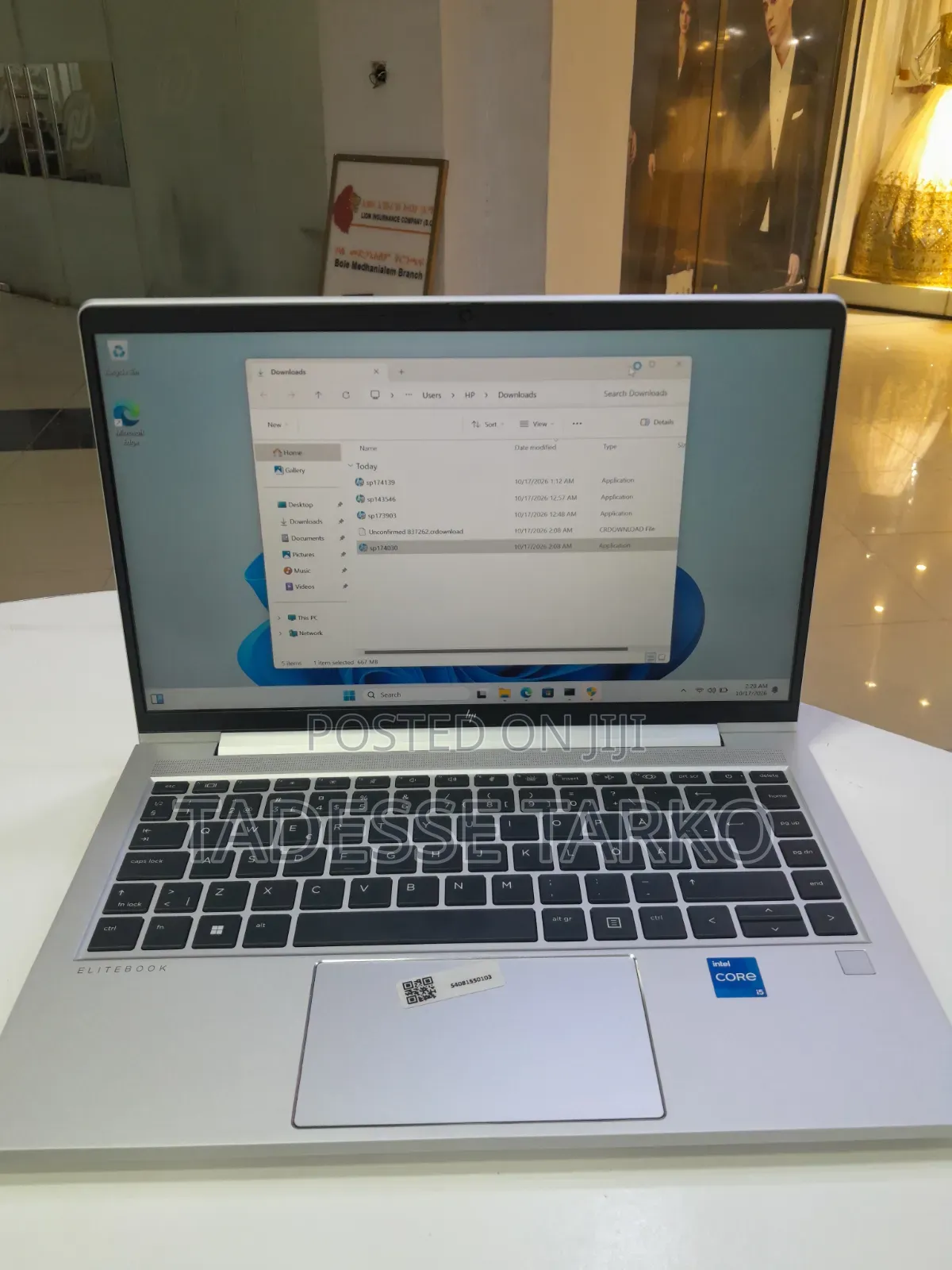 New Laptop HP EliteBook 640 G9 16GB Intel Core i5 SSD 256GB