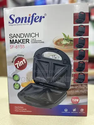 Sonifer 7-in-1 Sandwich Maker (Model: SF-6155)