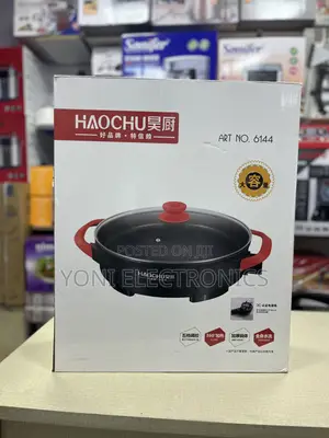HAOCHU Electric Skillet With Glass Lid (Art No. 6144)