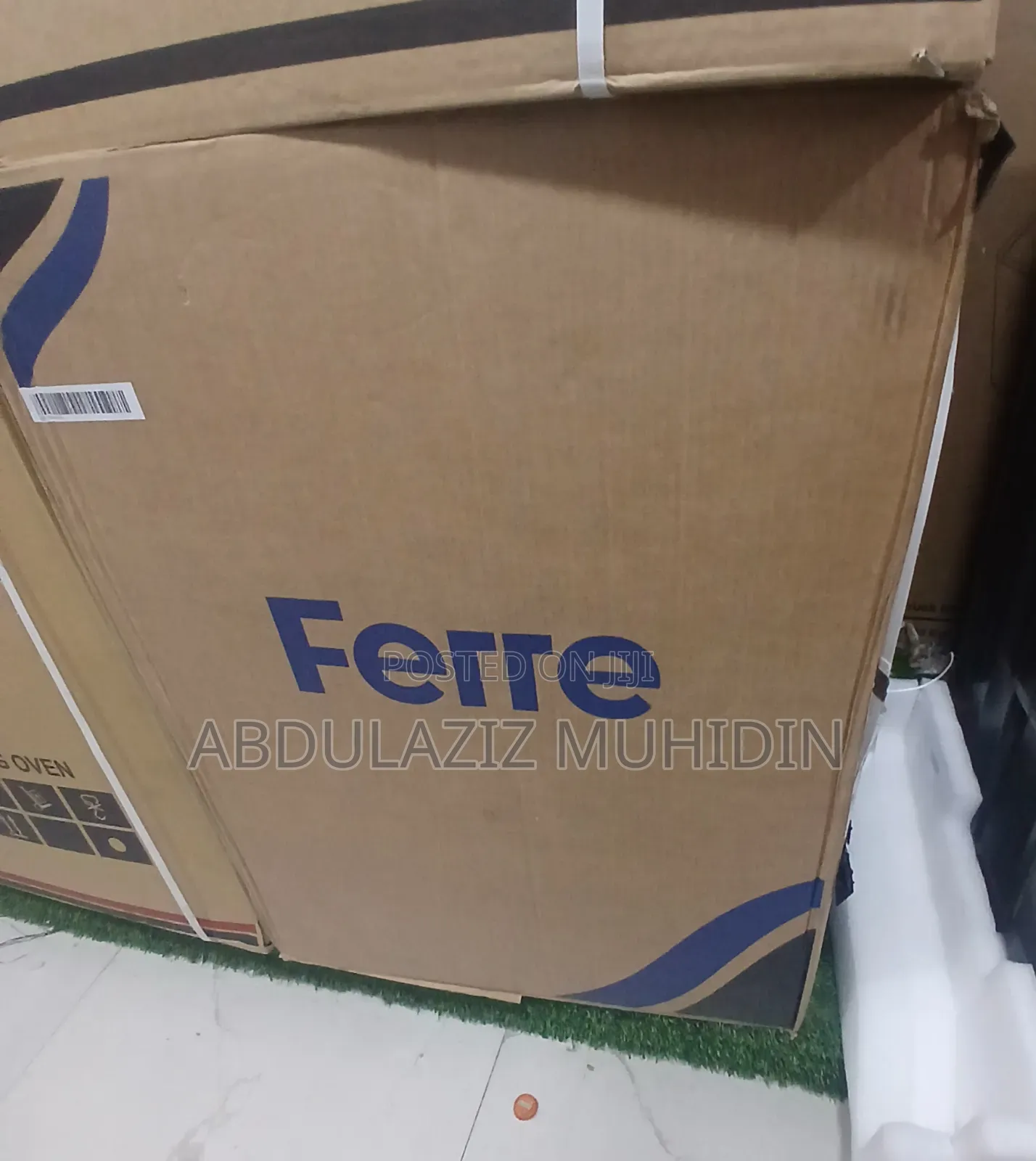 Ferre 60by60 Fan System Stenlesstile 4 Electric Oven