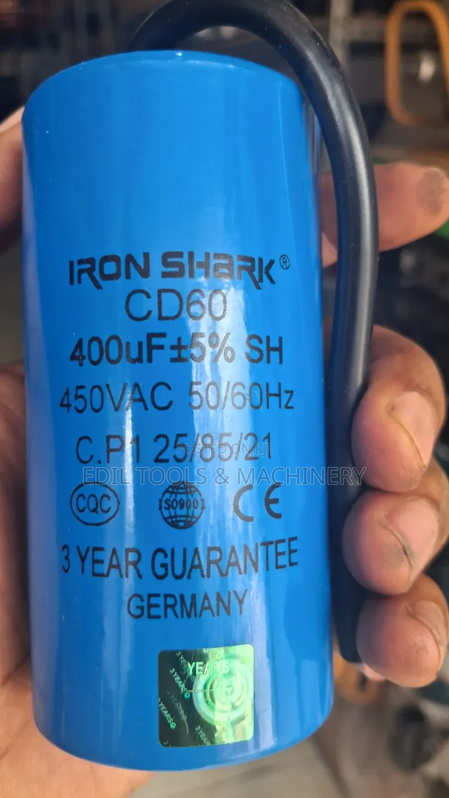 Capacitor for Electric Motor 10μf 20μf 30μf 40μf