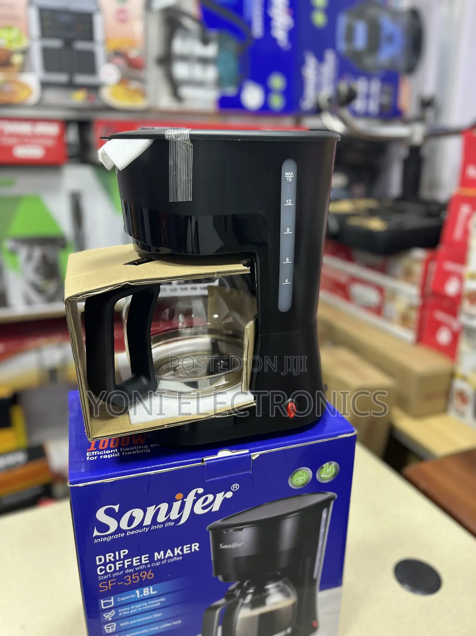 Sonifer Drip Coffee Maker (Model: SF-3596)