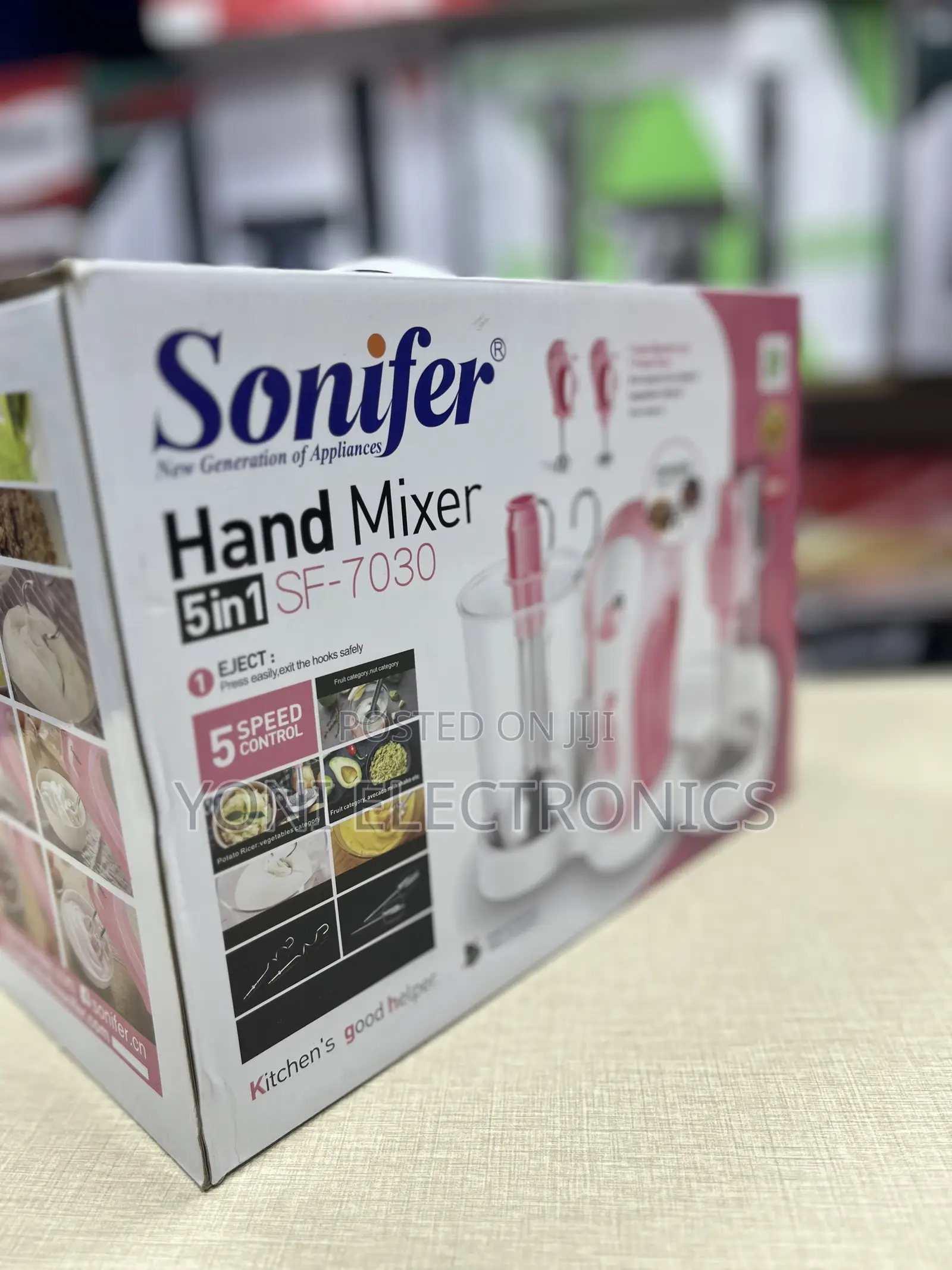 Sonifer 5-in-1 Hand Mixer Set (Model: SF-7030)