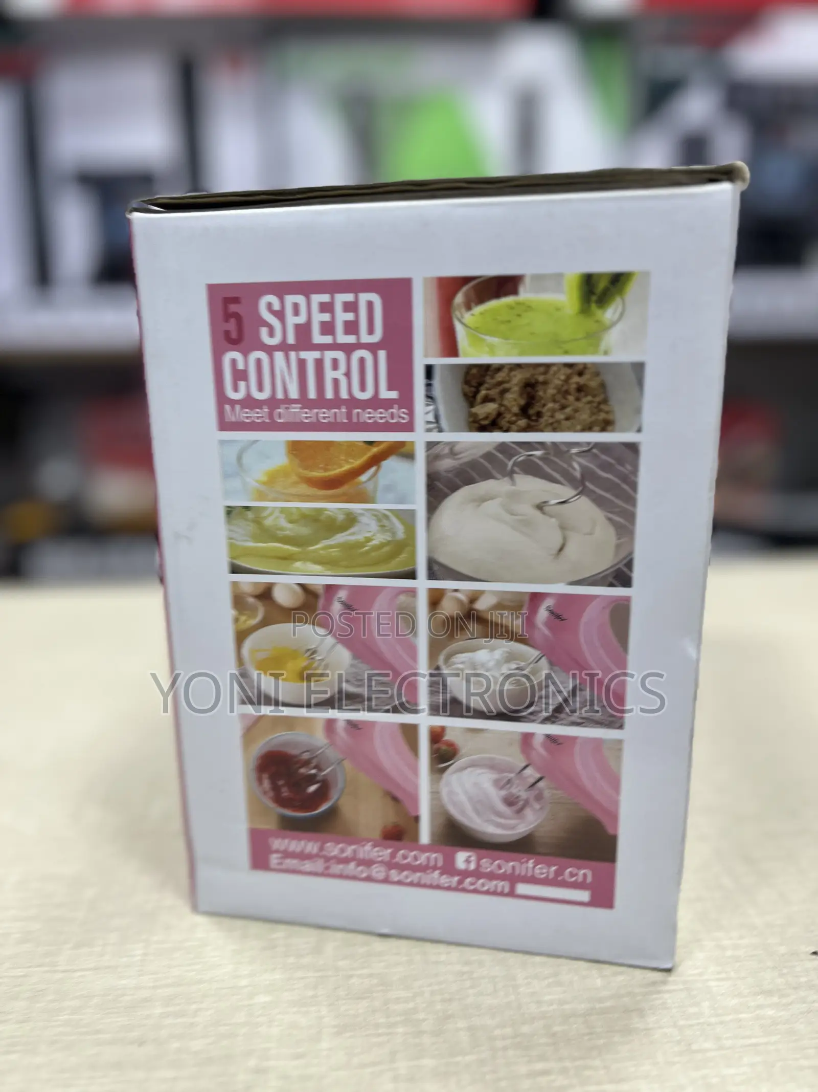 Sonifer 5-in-1 Hand Mixer Set (Model: SF-7030)