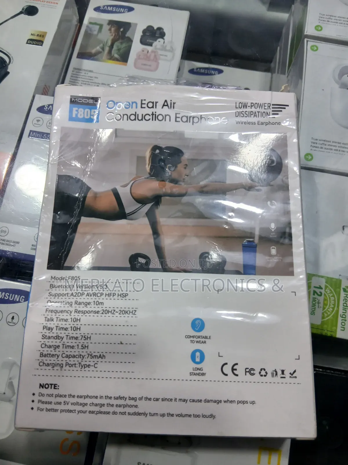 Open-Ear Air Conduction Wireless Earphones | F805