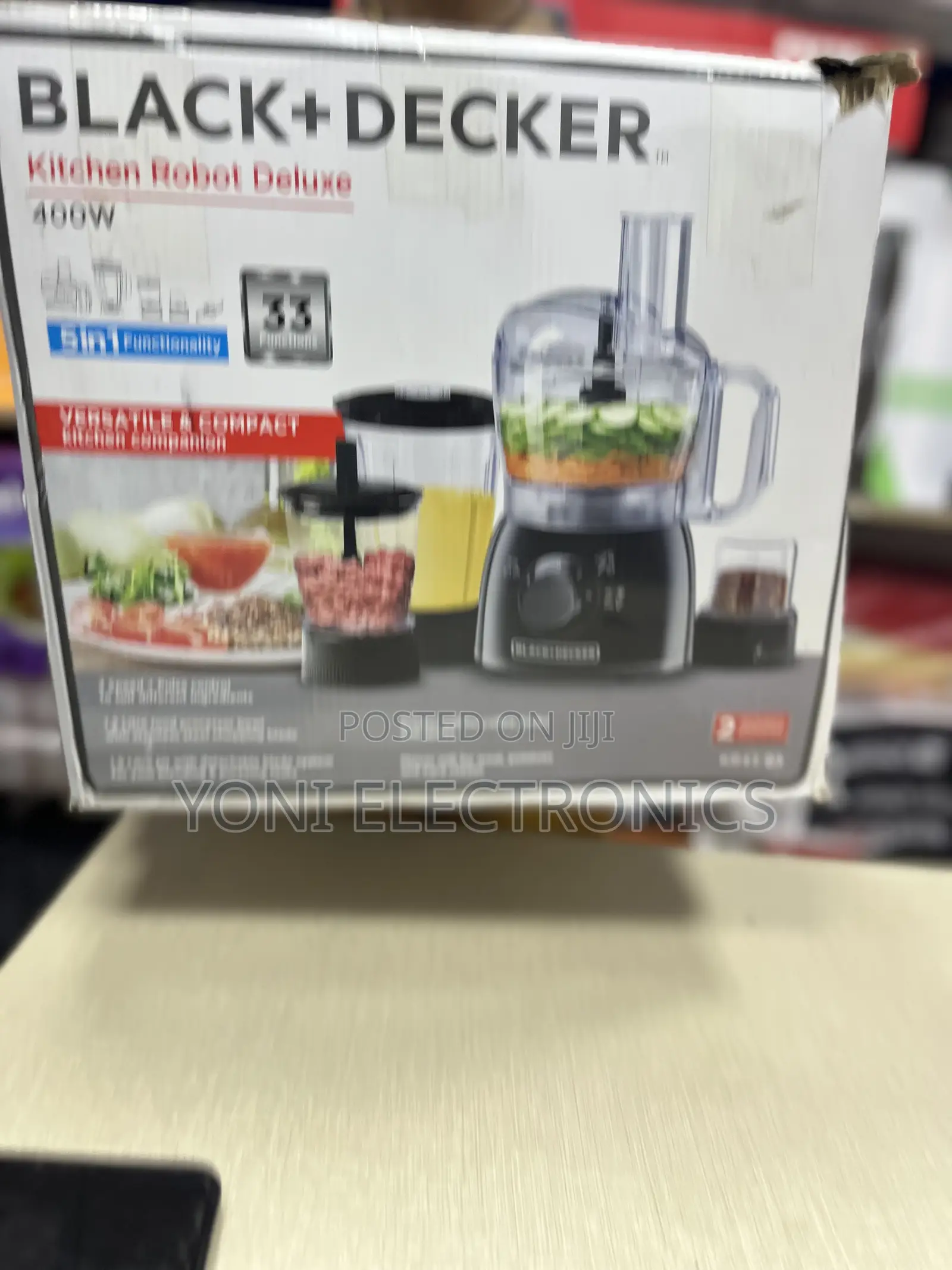 Black+Decker Kitchen Robot Deluxe Food Processor (400W)