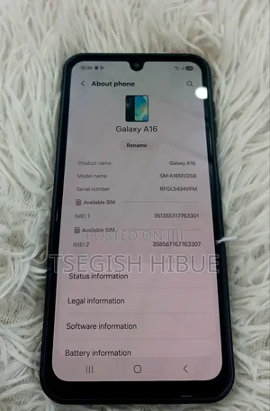 Samsung Galaxy A16 128 GB Black