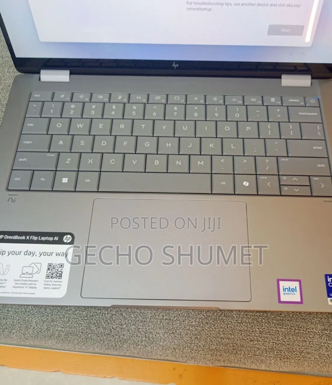 New Laptop HP OmniBook X Flip 14" 16GB Intel Core Ultra 7 SSD 1T