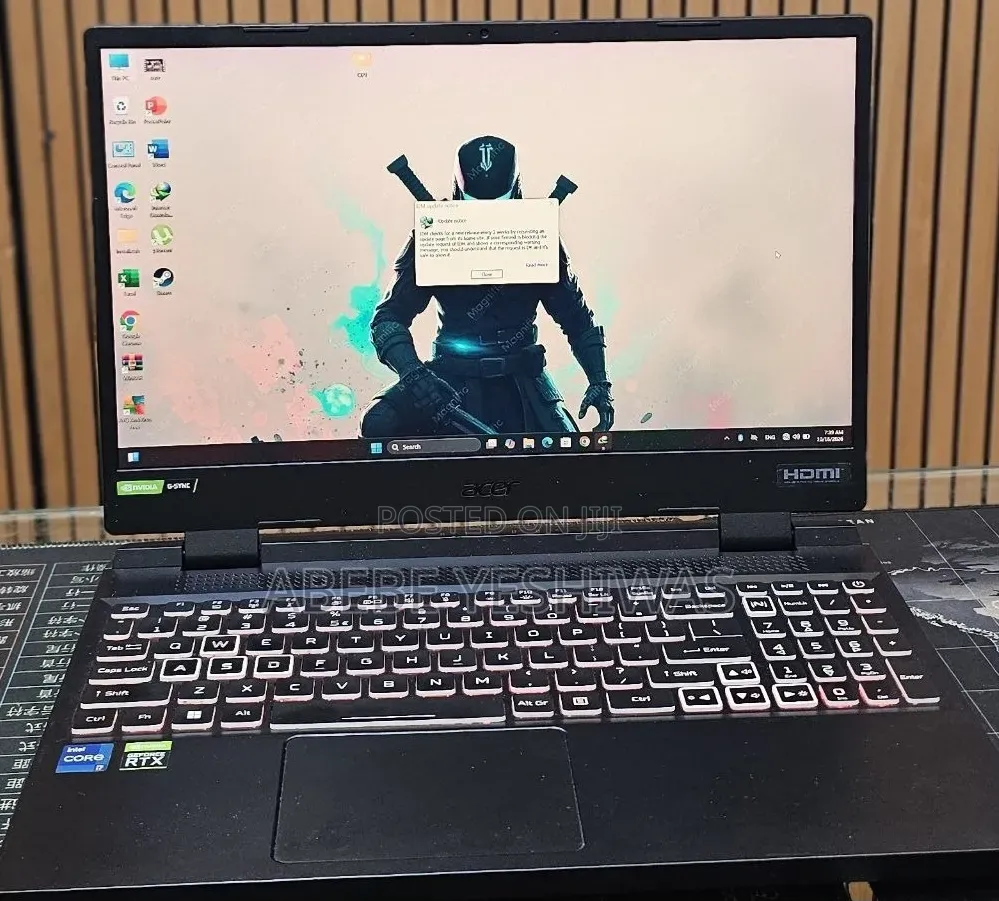 New Laptop Acer Nitro 16 16GB Intel Core i7 SSD 512GB