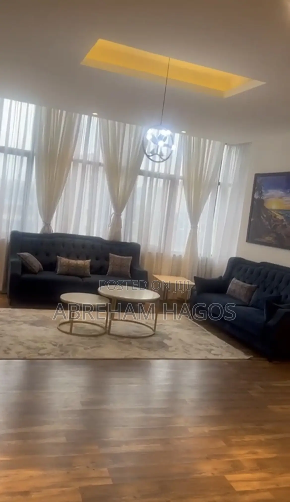 Furnished 3bdrm Apartment in Bole for rent