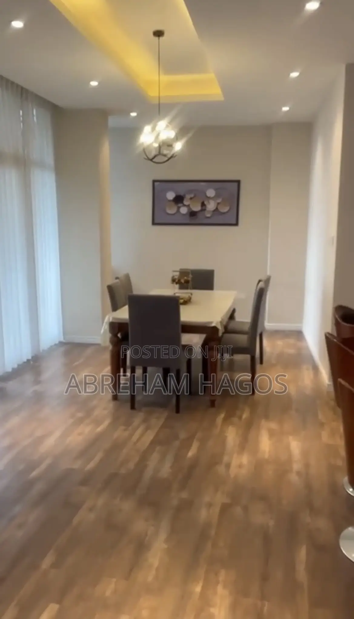 Furnished 3bdrm Apartment in Bole for rent