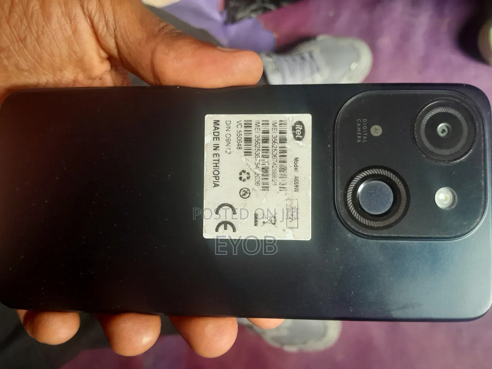 Itel A06 32 GB Black