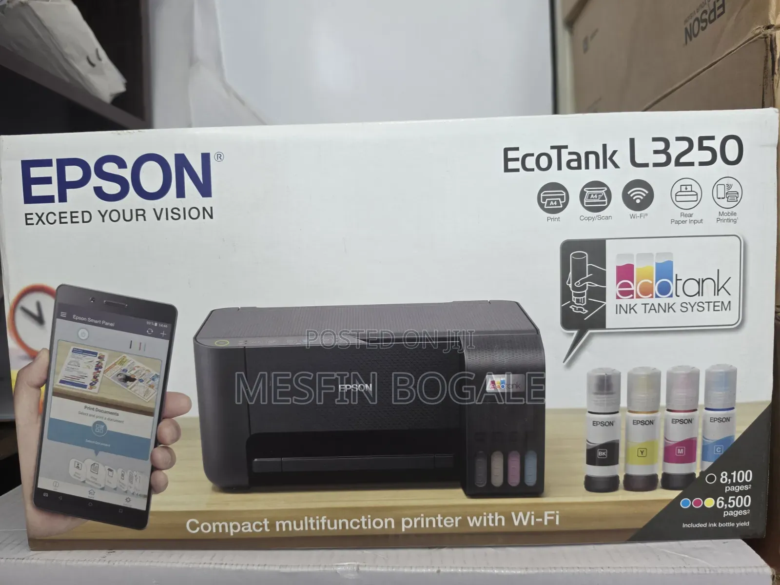 Epson EcoTank L3250 – All-in-One Wireless Ink Tank Printer