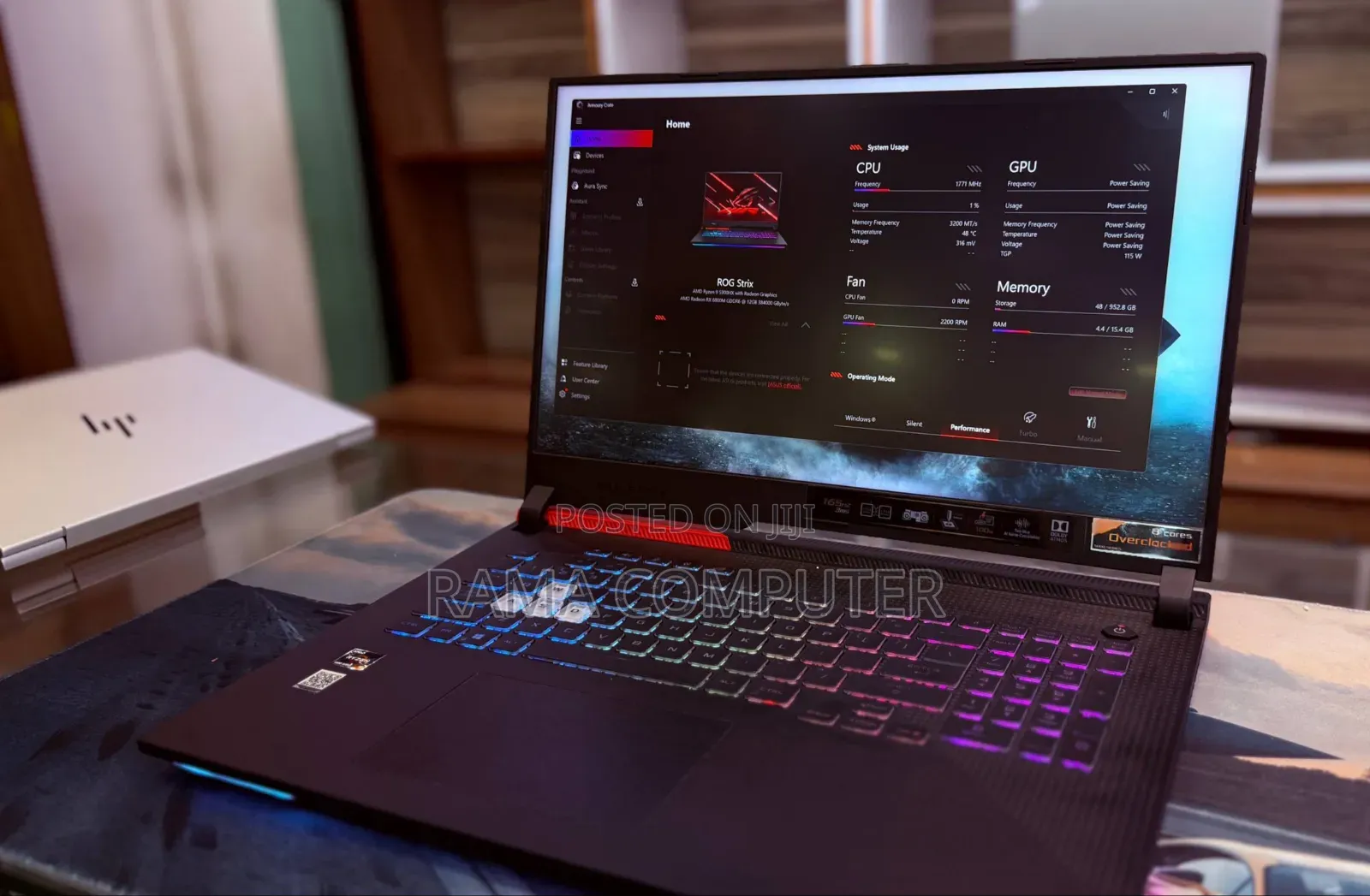 New Laptop Asus ROG Strix G17 16GB AMD Ryzen 9 SSD 1T
