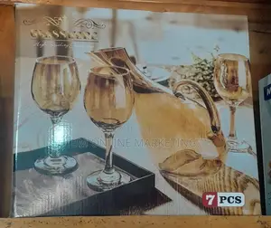 Complete Wine Glasses With Jug < የወይን ብርጭቆ ከነ ጆጉ >