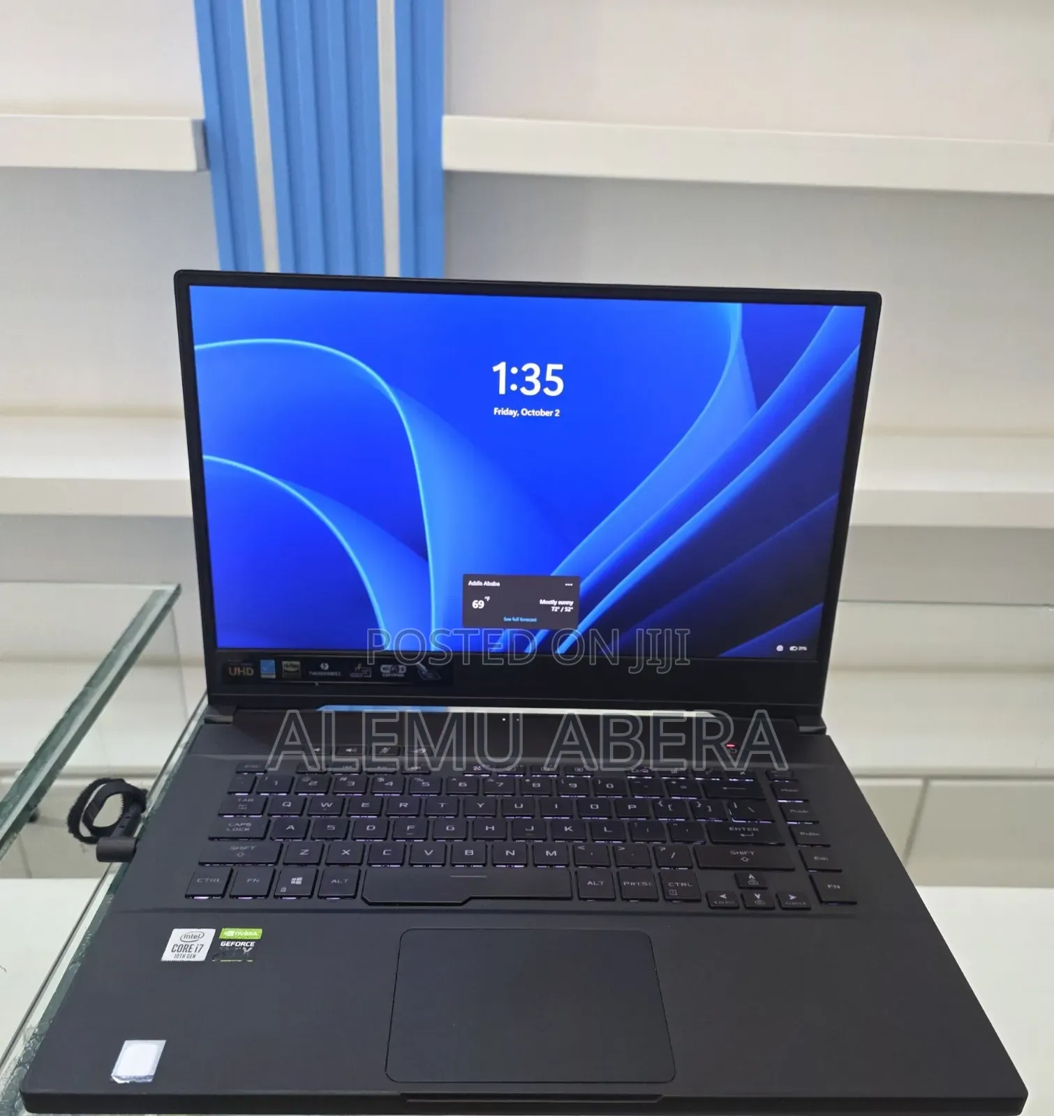 New Laptop Asus ROG Zephyrus G15 16GB Intel Core i7 SSD 512GB