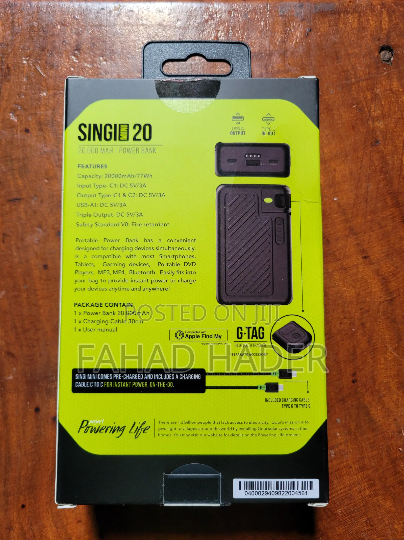 Goui Singi Mini 20 Power Bank 20,000mAh