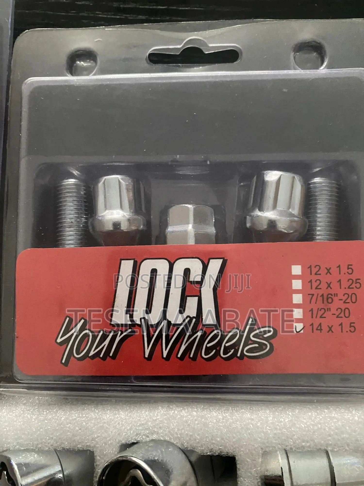 የጎማ መቆለፊያ Anti-Theft Wheel Lock Bol
