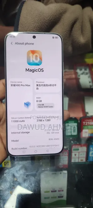 New Honor X80 Pro Max 256 GB White