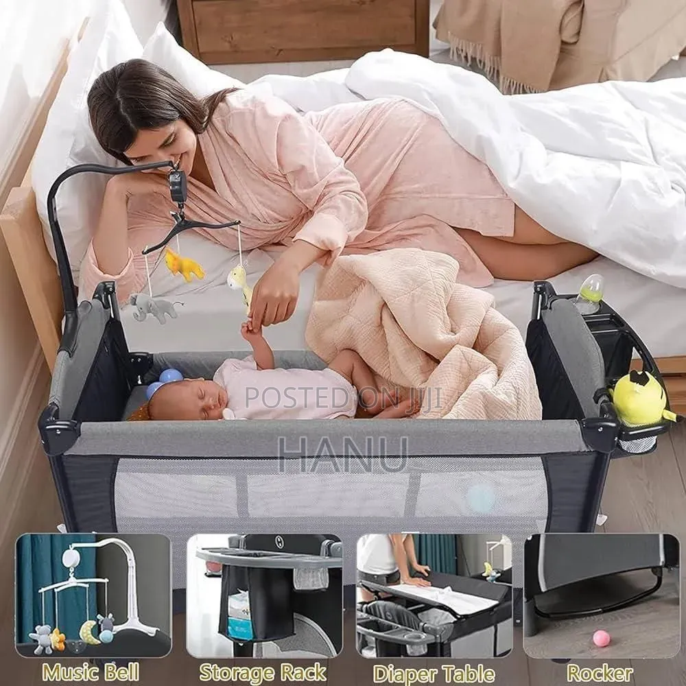 5 in 1 Deluxe Baby Bedside Crib