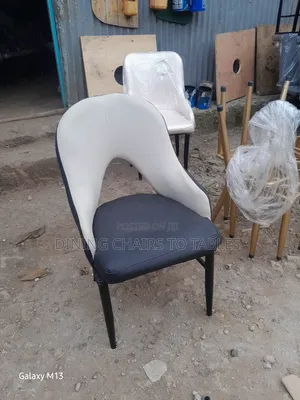 Dining Chairs Faux Leather  With Metal Legs HOTEL RESTAURANT Cafes