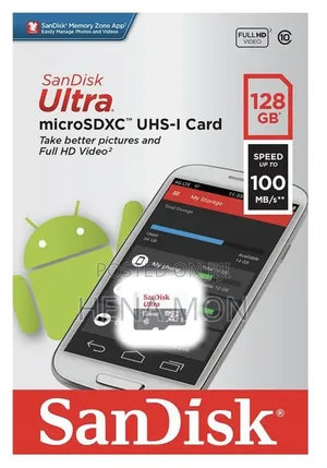 Sandisc Ultra Camera Memory 128GB