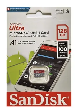 Sandisc Ultra Camera Memory 128GB