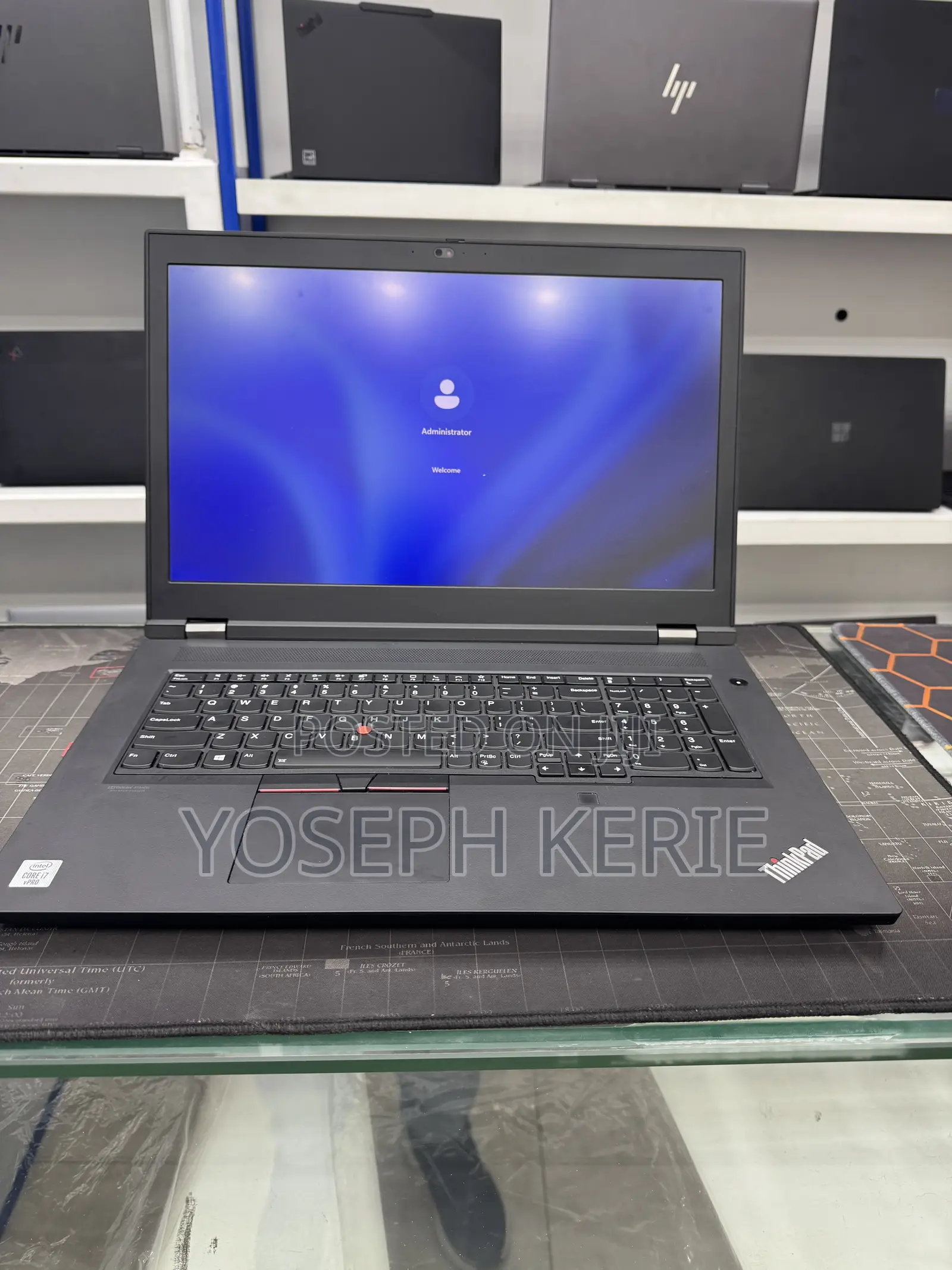 New Laptop Lenovo ThinkPad P1 Gen 3 16GB Intel Core i7 SSD 512GB