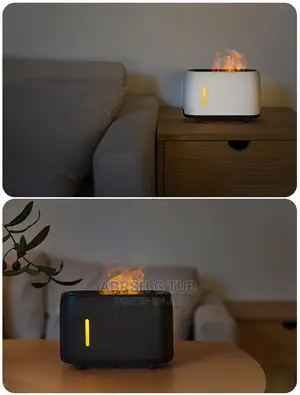 Air Humidifier With Remote Control Flame Effect