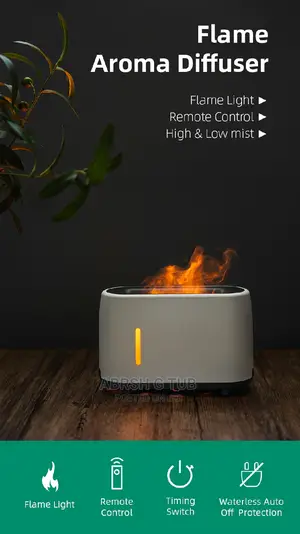 Photo - Air Humidifier With Remote Control Flame Effect