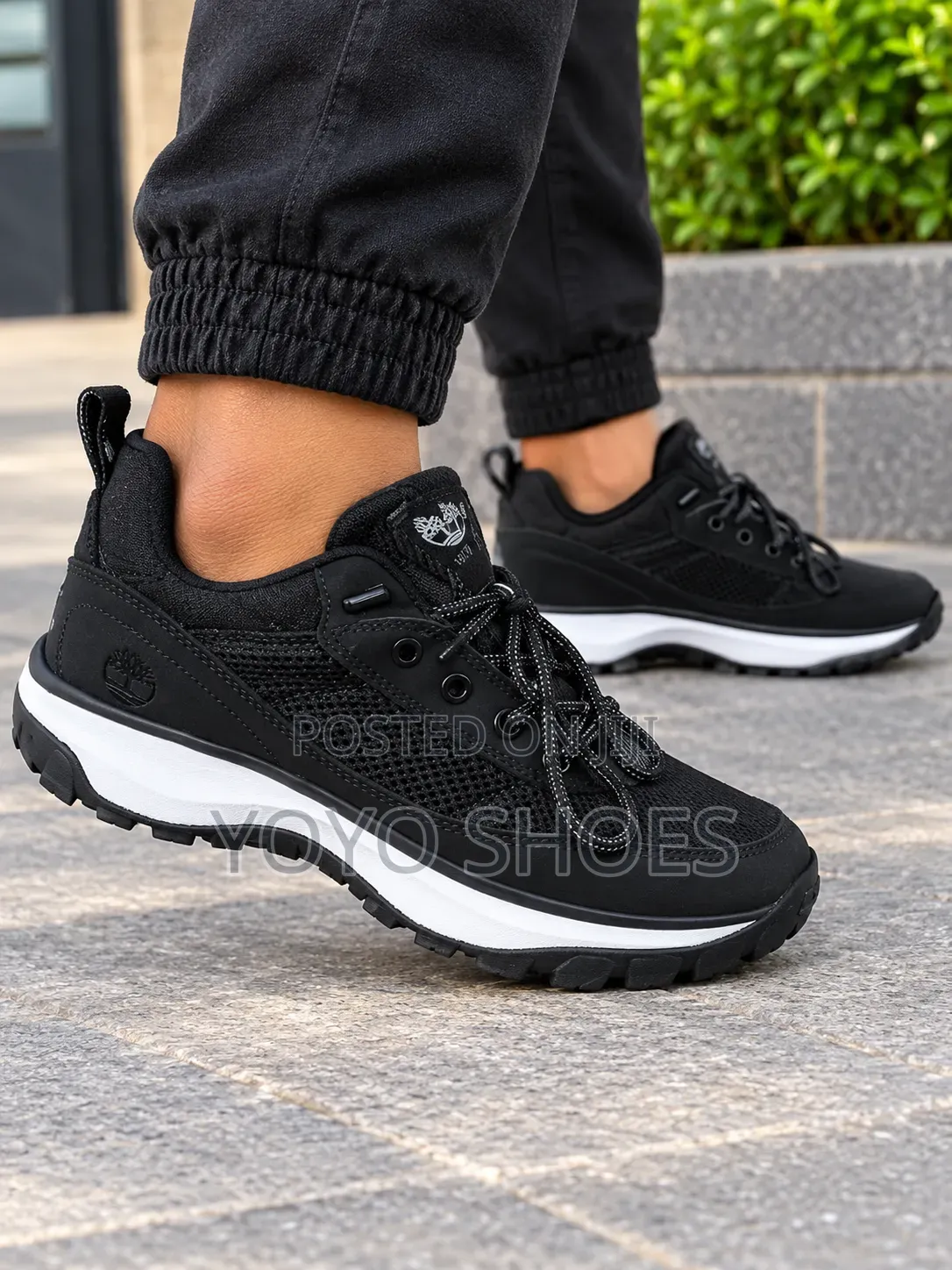 Timberland TimberCush Motion Low-Top Black-White Unisex Fashion Sneake