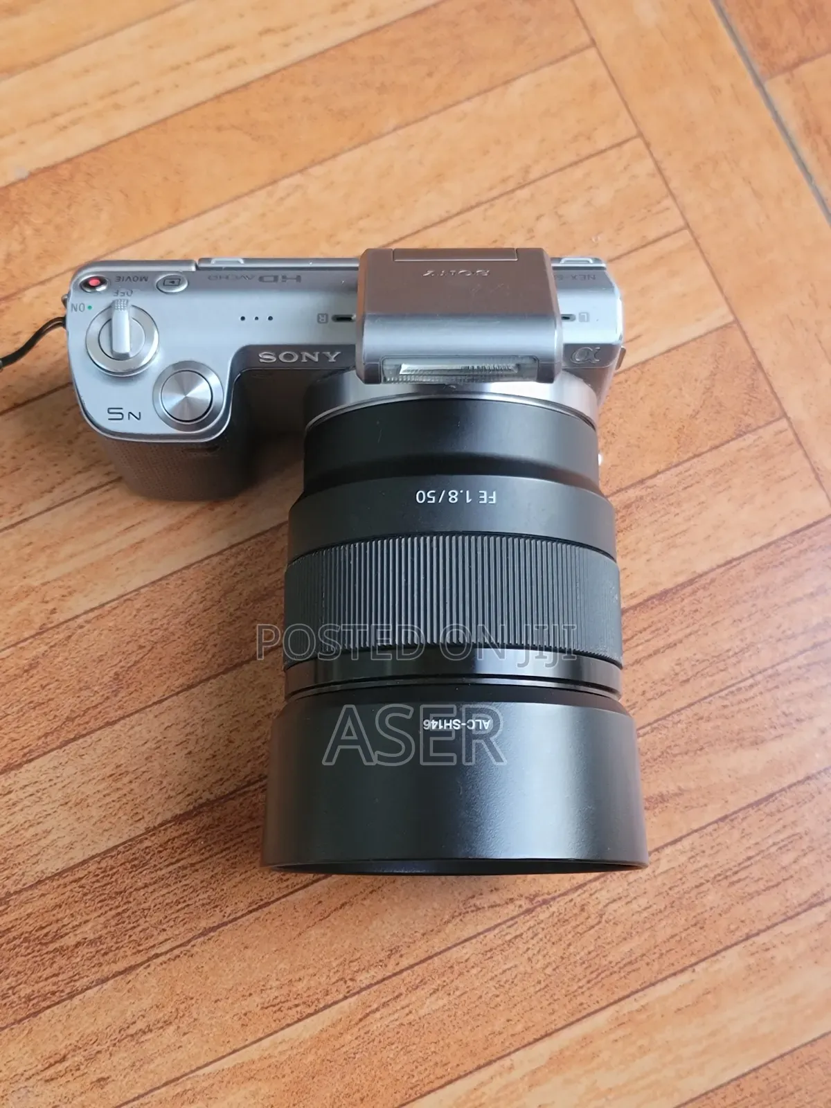 Sony Camera With 50 Mm Prime Lens