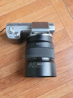 Sony Camera With 50 Mm Prime Lens