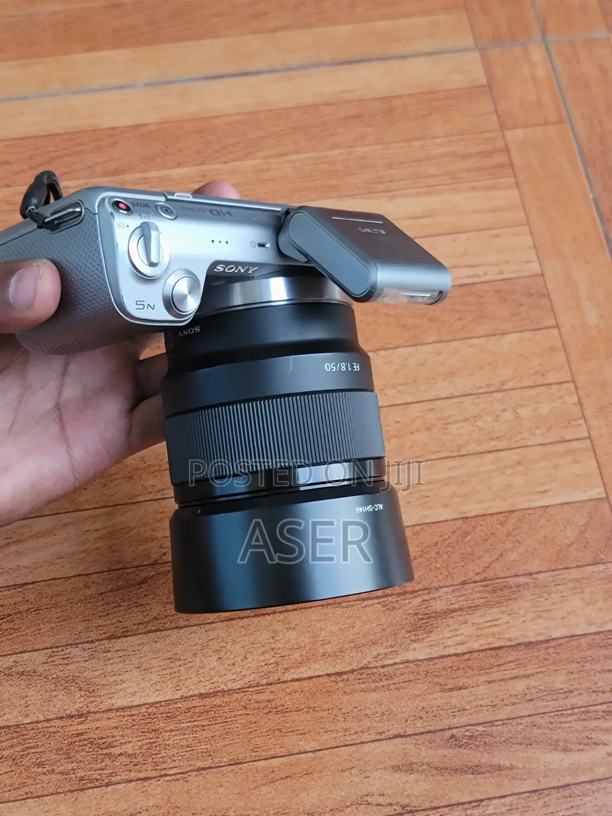 Sony Camera With 50 Mm Prime Lens
