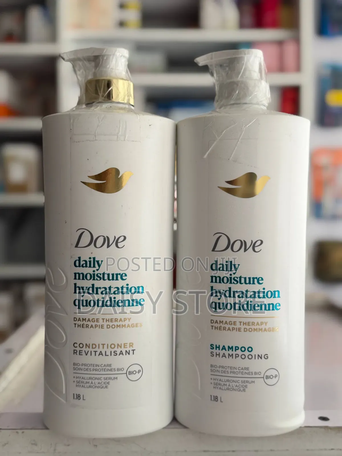 Dove Daily Moisture Shampoo & Conditioner (1.18 Liters)