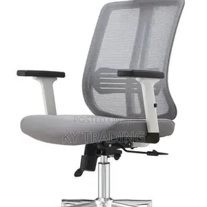 Modern Managerial Mesh Office Chair (Full Gray)