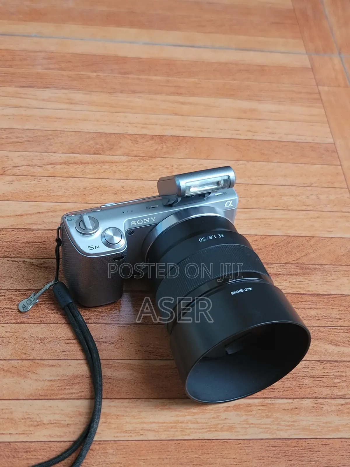 Sony Camera With 50 Mm Prime Lens