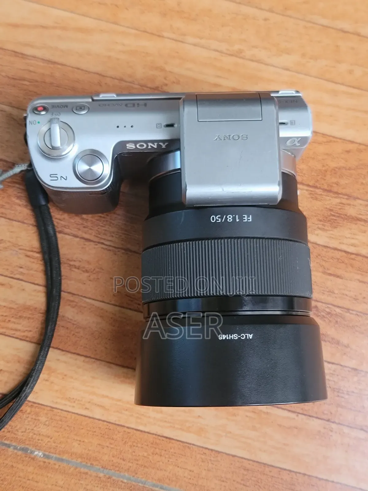Sony Camera With 50 Mm Prime Lens