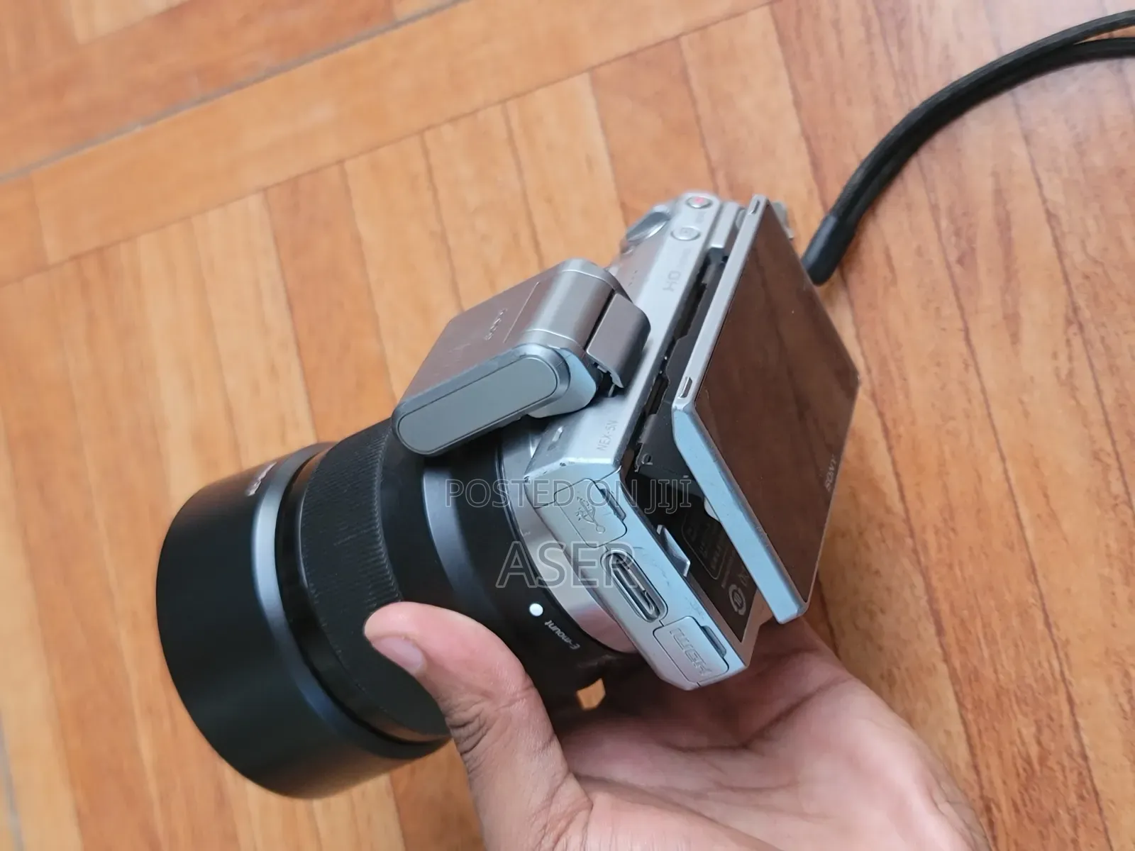 Sony Camera With 50 Mm Prime Lens