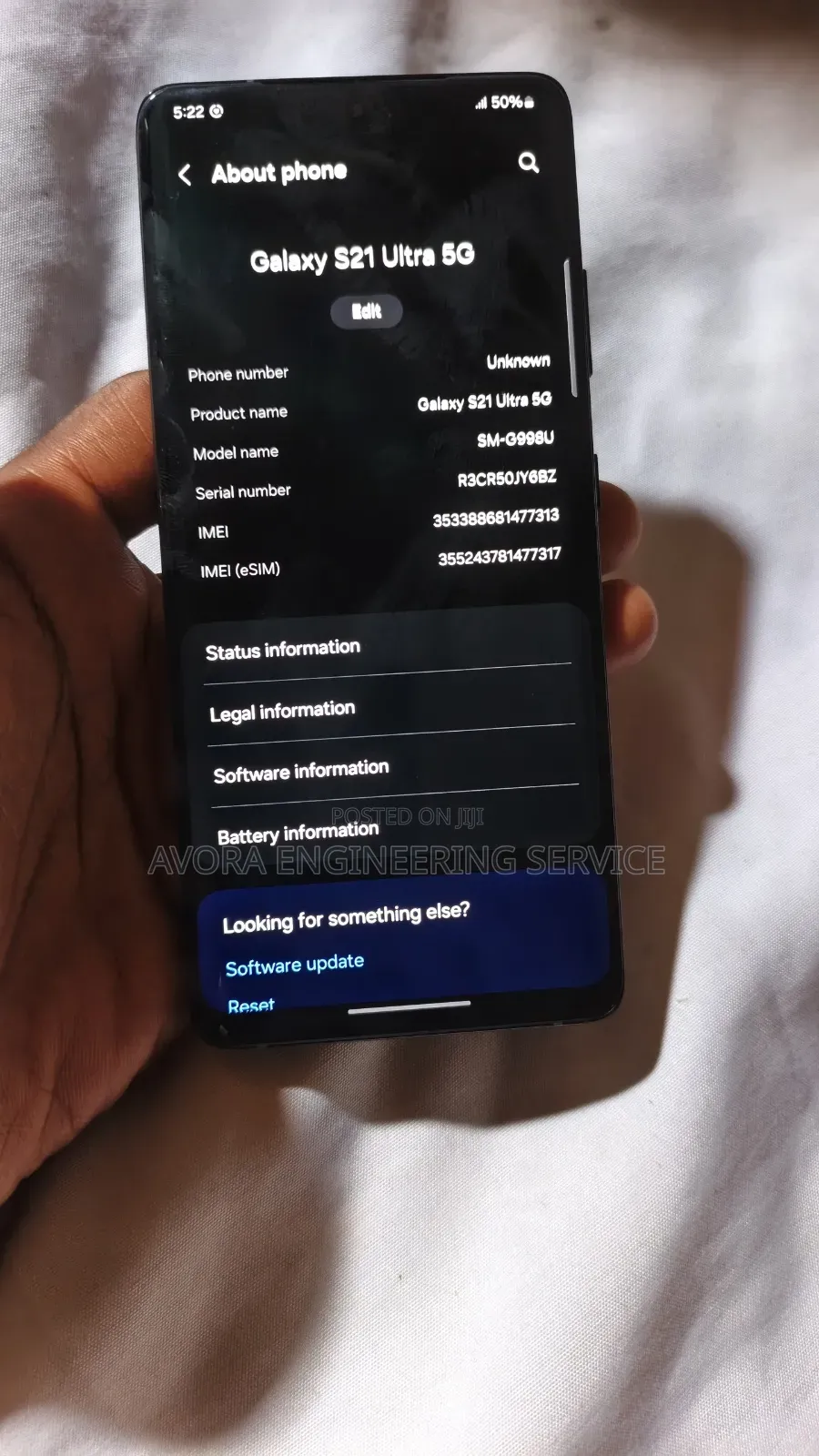 Samsung Galaxy S21 Ultra 5G 128 GB Black