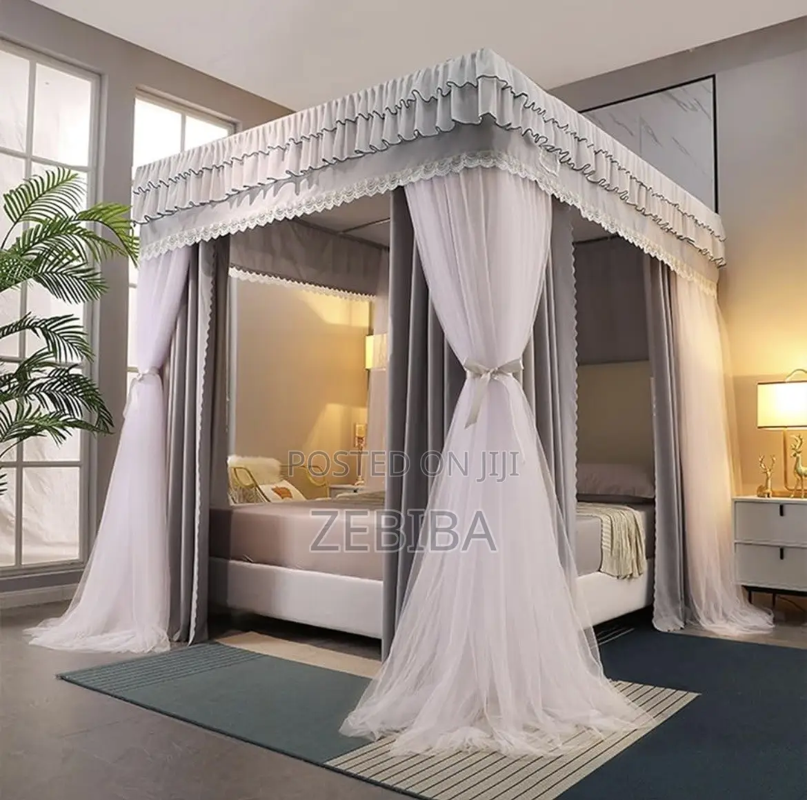 A Multi-Layered Drapery and Mosquito Net