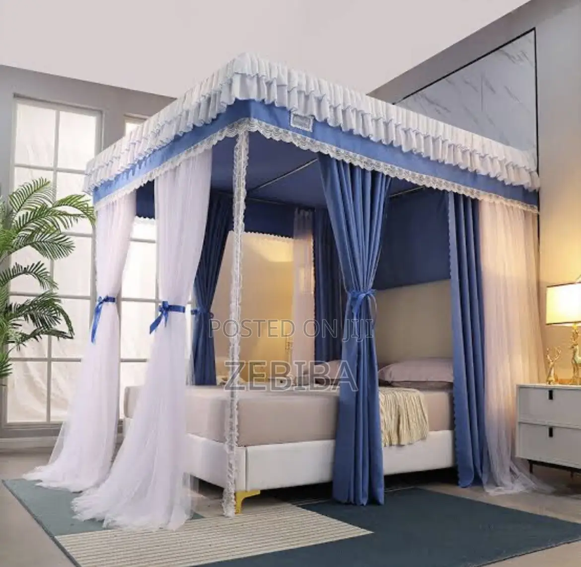 A Multi-Layered Drapery and Mosquito Net