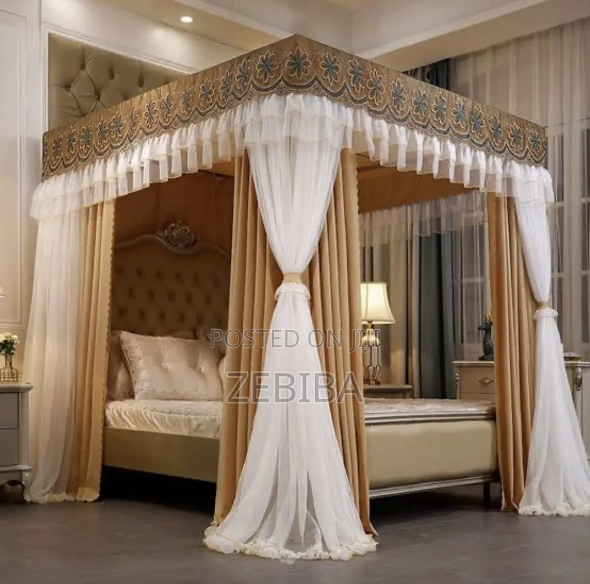 A Multi-Layered Drapery and Mosquito Net