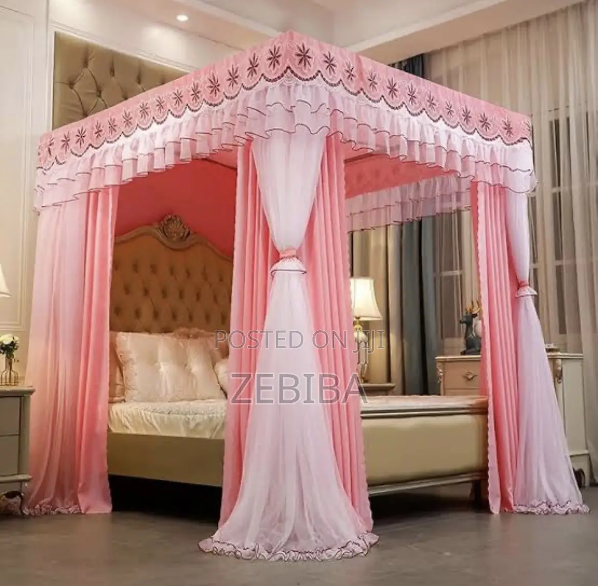 A Multi-Layered Drapery and Mosquito Net
