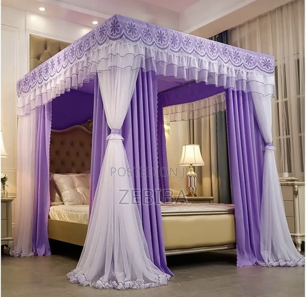 A Multi-Layered Drapery and Mosquito Net