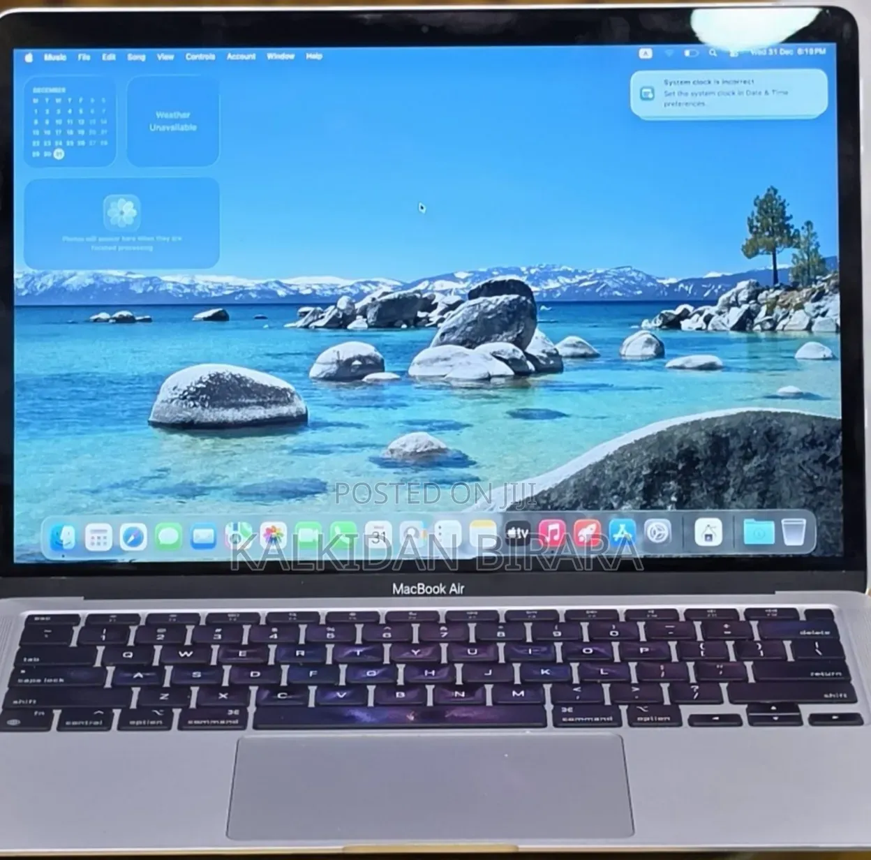 New Laptop Apple MacBook Air 2020 M1 8GB Apple M1 SSD 256GB