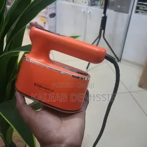 Handheld Steam Iron With LCD Display and 180 Degree Rotating Handle